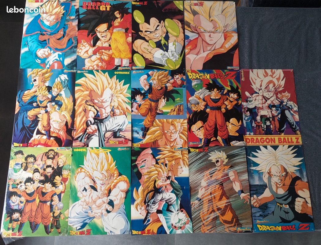 POSTER DRAGON BALL GT Kangoo Goku SS4 SSj4 Dorothée magazine manga vintage EUR 13,00 - FR
