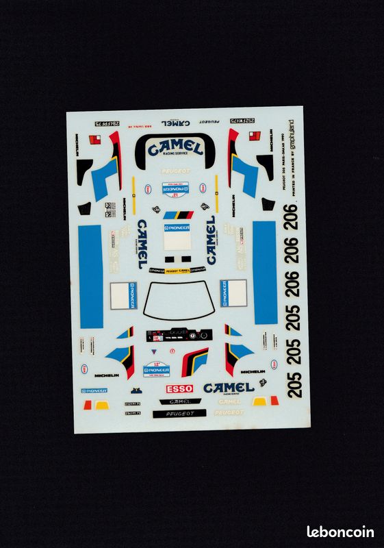 Décalcomanies Michelin 1/43 Pour Peugeot 201 - Déco Modèle Réduit