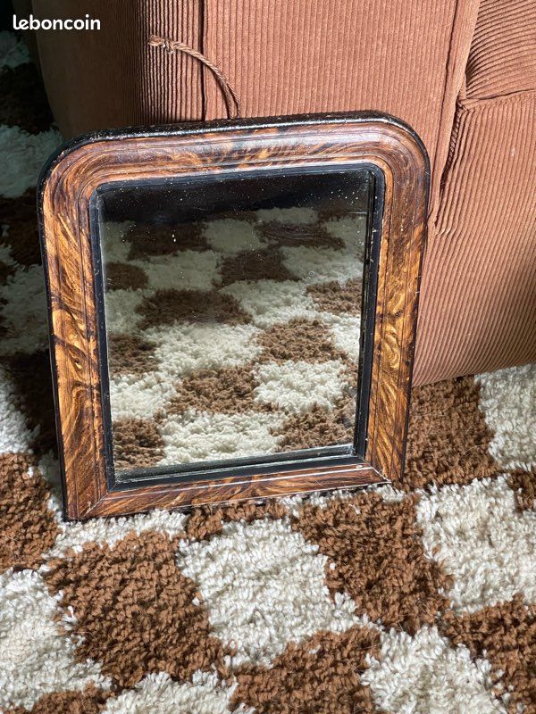 Miroir Louis Philippe en bois et stuc (image 1)