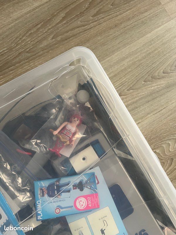 Bac de rangement transparent avec couvercle (image 2)