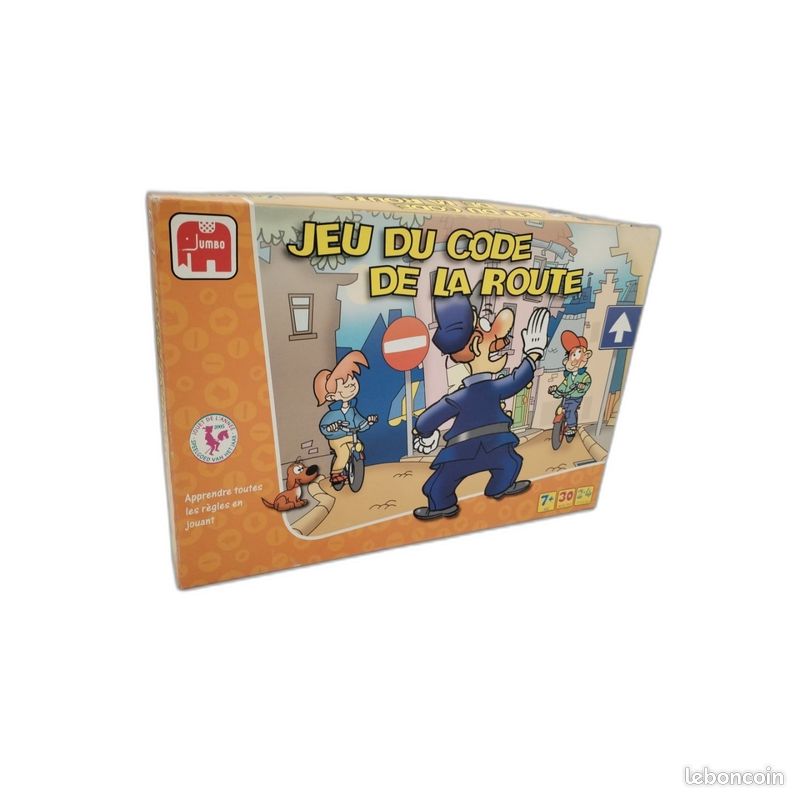 Jeu du Code de la Route - Jumbo - Jeu Éducatif 2-4 Joueurs - 7 ans - Occasion Complet (image 1)