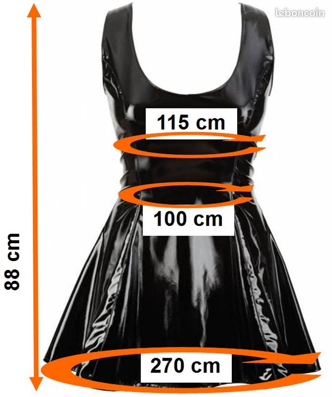 Robe Gothique Kiwi Tucker Noire - Taille M, Style Haut-Bas, Zippée Avec Œillets, Neuve Étiquetée