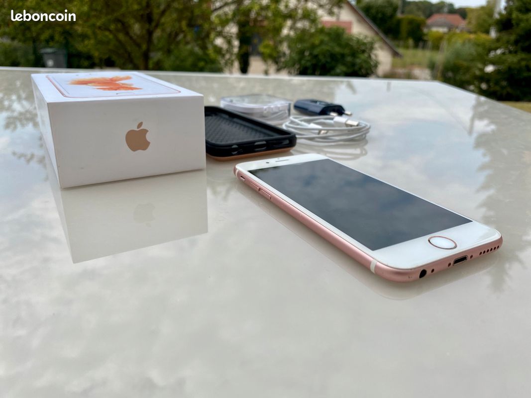 IPhone 6s rose 16GO avec accessoires (image 2)