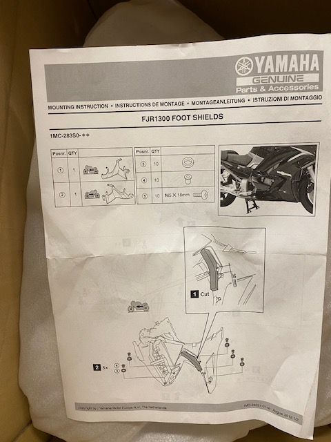 Déflecteurs de mains - Yamaha FJR1300