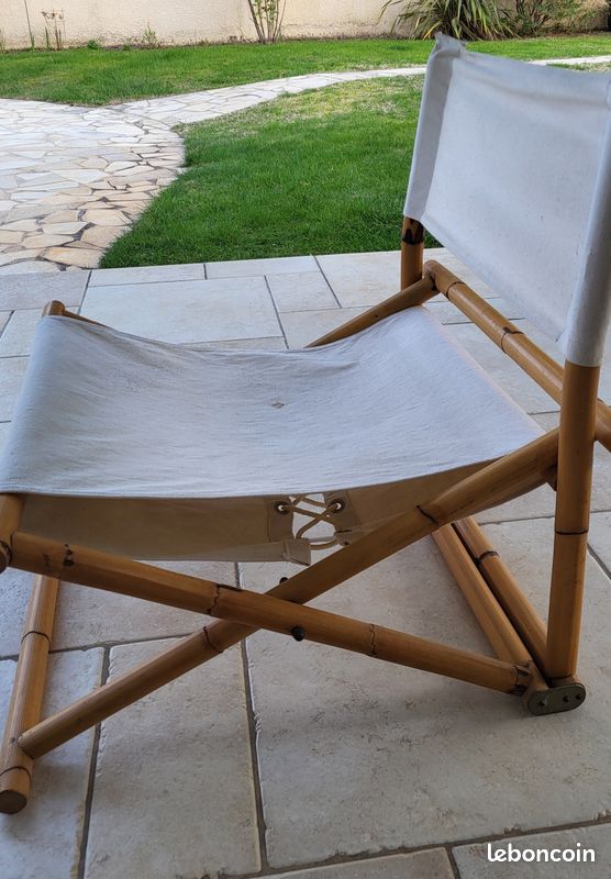 Chaise basse de jardin pliable (image 2)