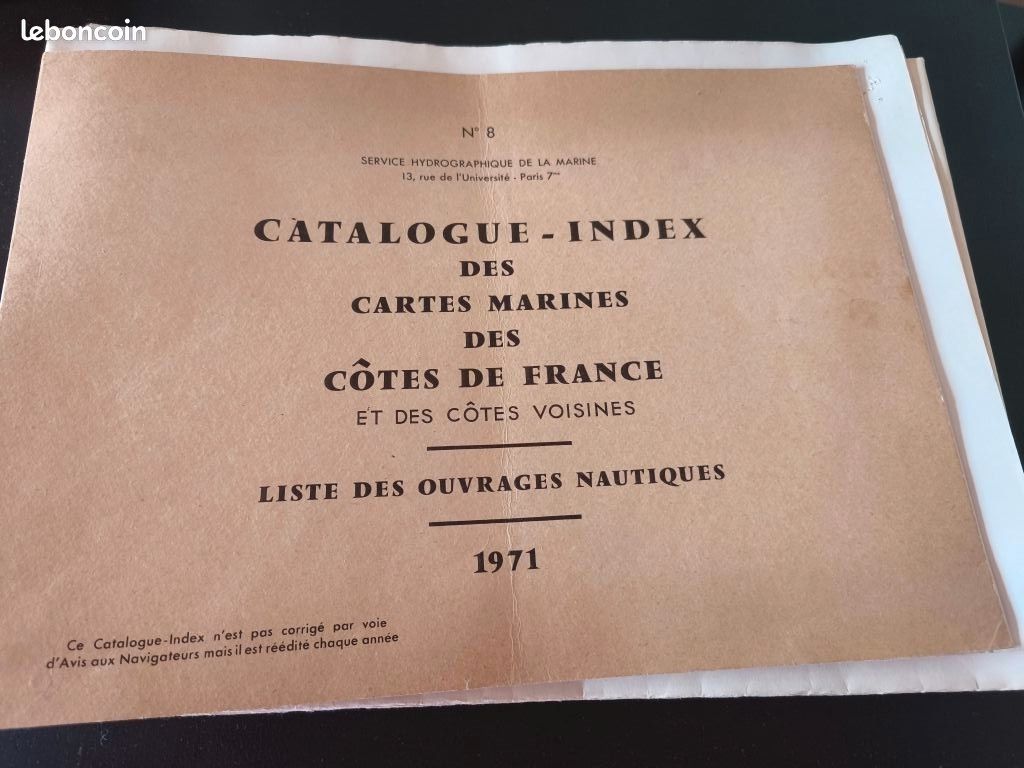 11 Cartes marines anciennes + index (image 1)