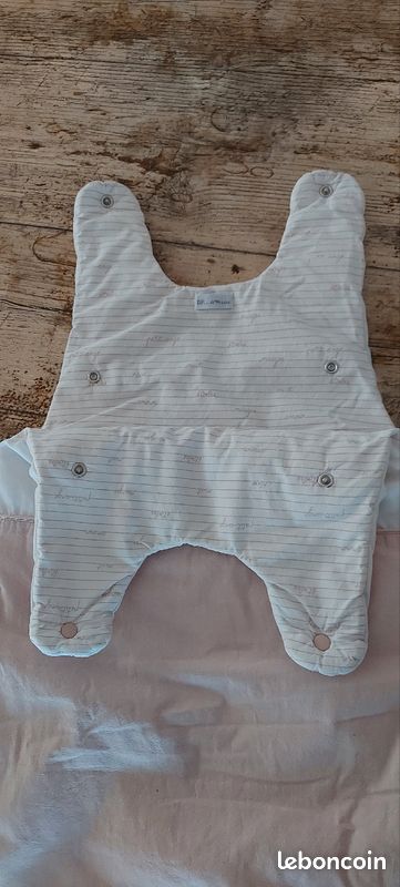 Turbulette gigoteuse nid d'ange blanche et beige DPAM (image 5)