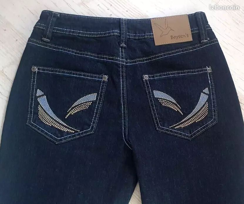 Beau pantalon jeans marque Boysen's taille 36 (image 9)