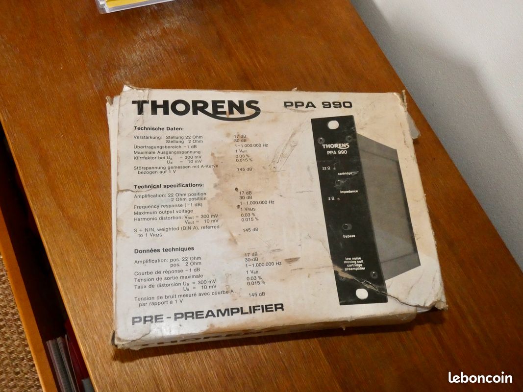 Thorens PPA 990 Phono-Préamplificateur (image 8)