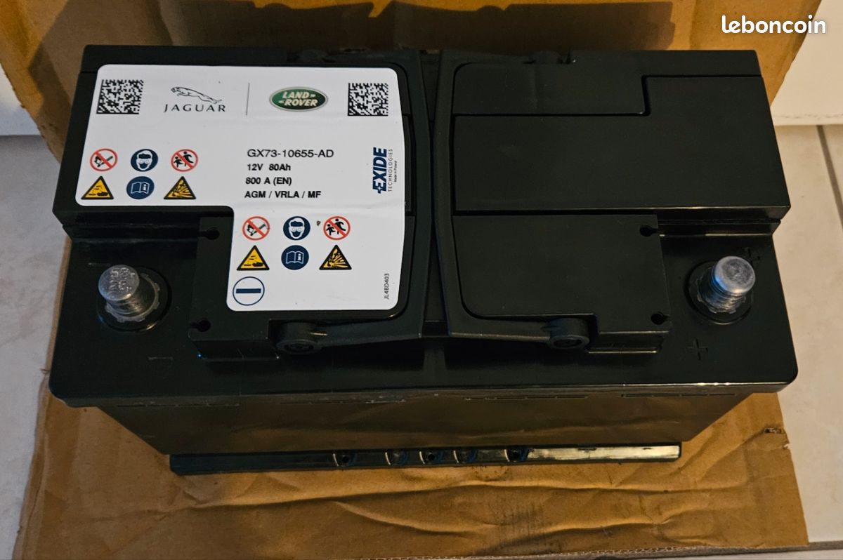Batterie AGM 80Ah 800A démarrage Start-Stop - Équipement auto