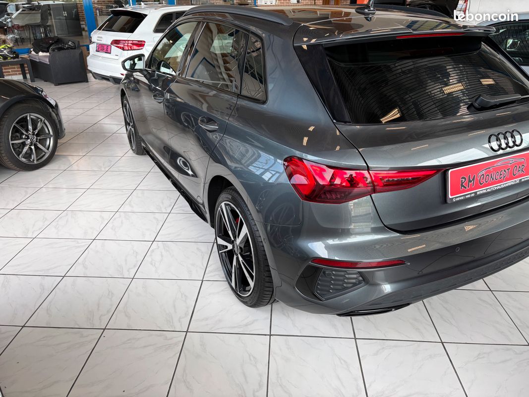 Audi A3 sportback 45 TFSI e 245ch Compétition S line s tronic GPS-LED-VRTUAL COCKPIT-CAMERA-KEYLESS- (image 3)