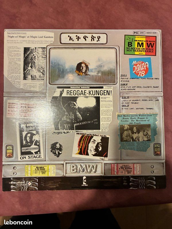 Bob Marley double vinyle babylon by bus. 33 tours (image 2)