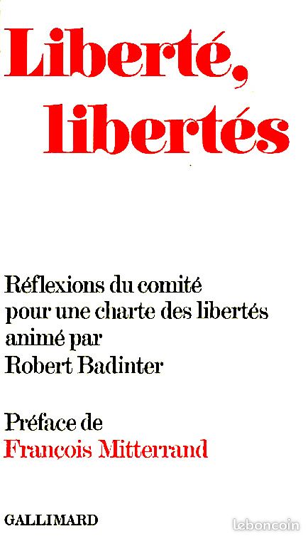 Liberté, libertés de GALLIMARD (image 1)