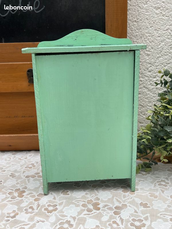 ARMOIRE DE POUPÉE Annees 70, jouet ancien artisanal EUR 29,00 - FR