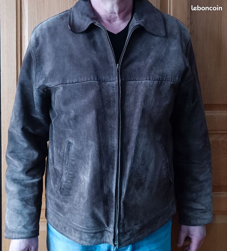 Blouson daim (image 1)