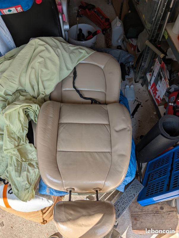 Intérieur cuir beige Peugeot 406 (image 2)