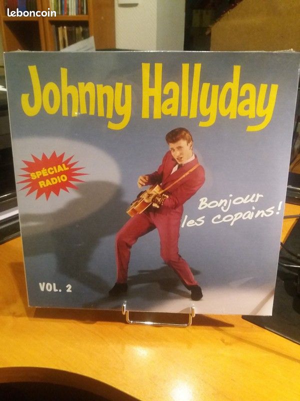Vinyle Johnny Hallyday - Bonjour les copains Vol 2 (25 cm) (image 1)