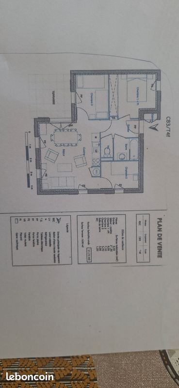 Appartement 4 pièces 52 m² · à Les Sables-d'Olonne · 52 m² · 140 000 €