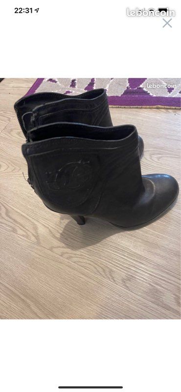 Bottine guess cuır neuve (image 1)