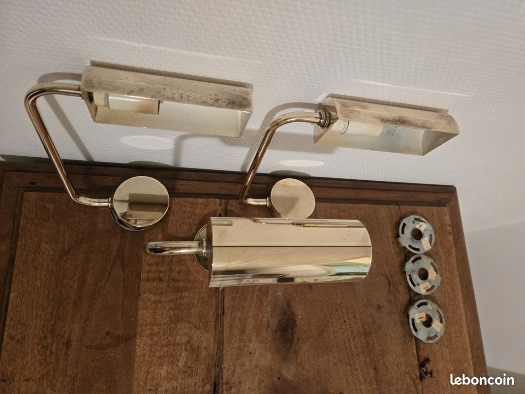 Chiffre De Maison En Laiton Massif Schlage Vintage – Numéro 1 – 4 Pouces