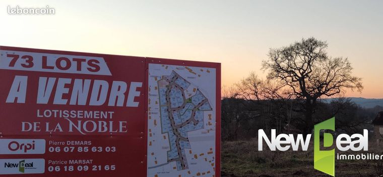 Terrain 880 m² Larche