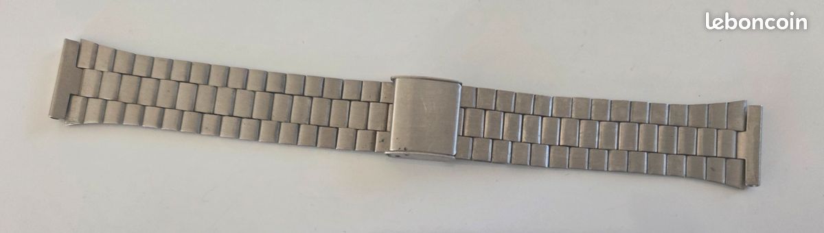 BRACELET NEUF POUR MONTRE LOTUS CHRONOGRAPHE ACIER INOXYDABLE 15752