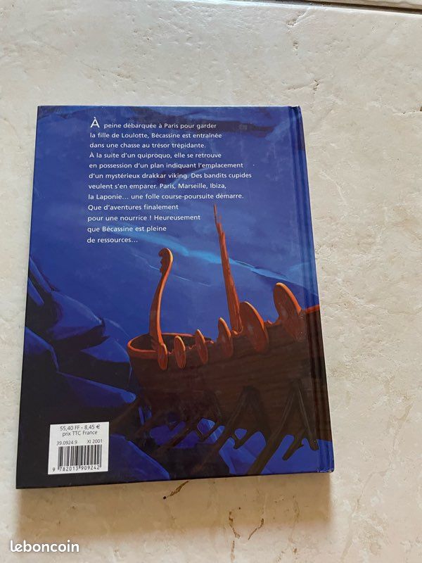 Je vends le livre la bécassine, le trésor viking. Neuf. Prix négociable, mais dans la limite du raisonnable (image 2)