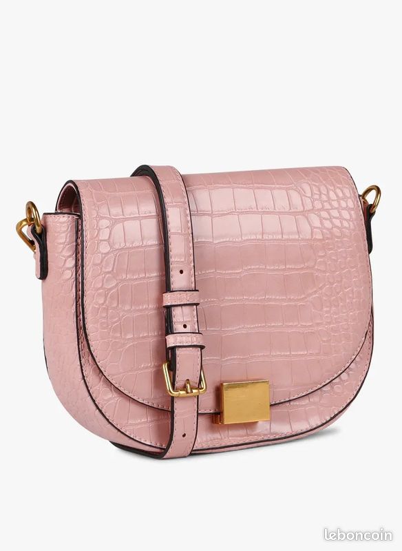 Sac besace rose Marque AU PRINTEMPS PARIS Accessoires