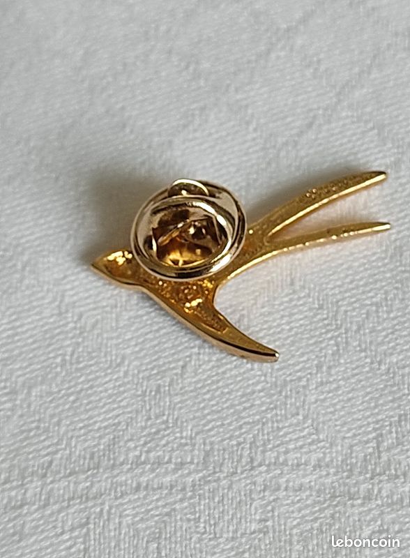 CAILI 3 pcs Broche Hirondelle Animalière Rétro Superbe, Alliage + Strass + Goutte à Goutte, L'Ornement Parfait Pour Hommes et Femmes