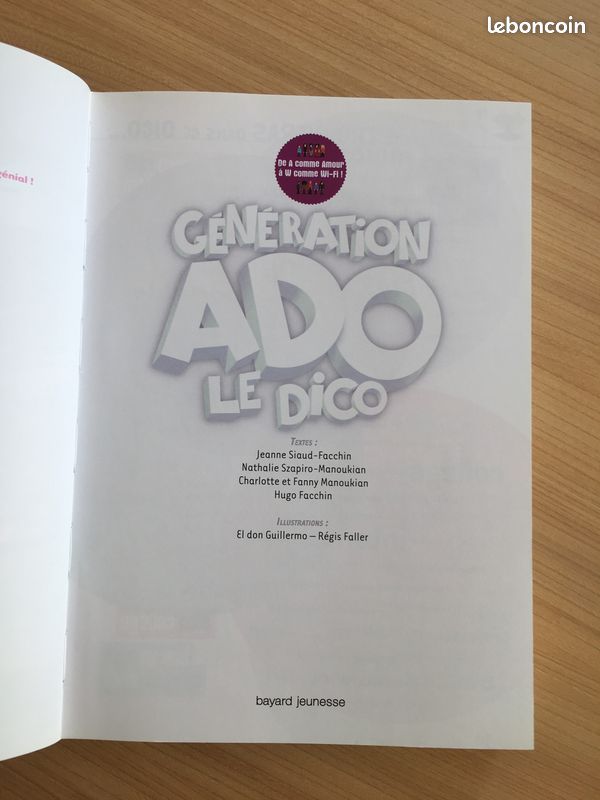 Génération Ado, le dico - édition 2014 (image 2)