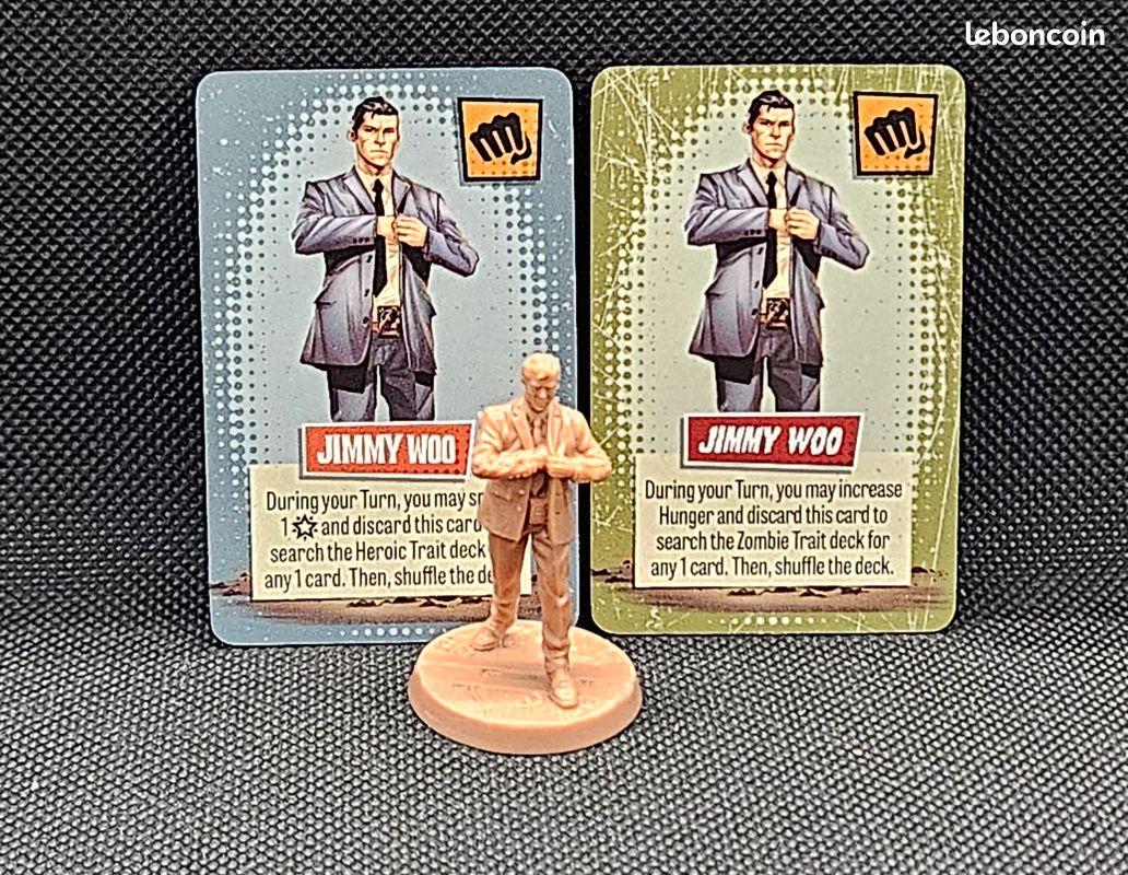 Carte Jimmy Woo + 2 Cartes Kickstarter Exclusives Pour Zombicide Marvel Zombies - CMON - Occasion