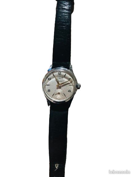 Montre Ancienne Royce Mécanique à Remontage Manuel - Bracelet Cuir - Occasion - Unisexe
