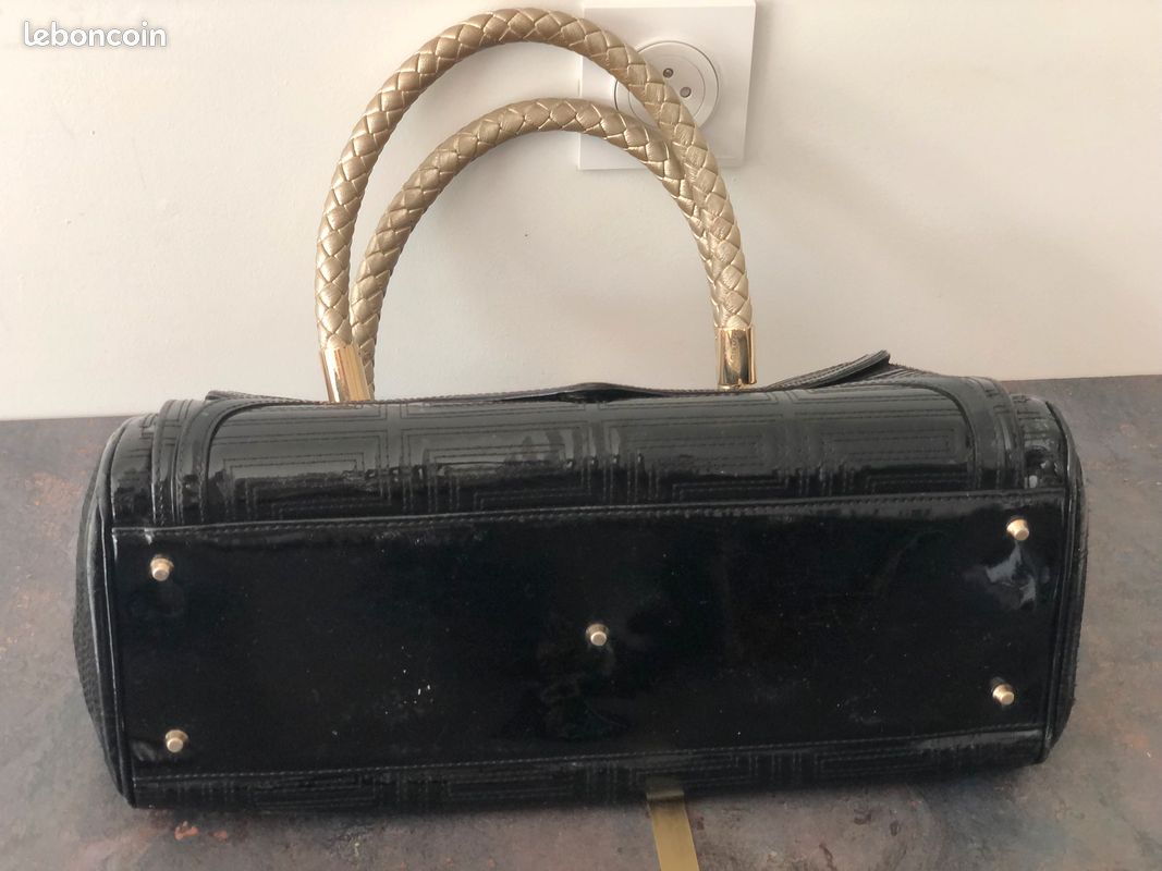 Gianni Versace Versace Sac Sac Vintage Gianni Versace En Cuir