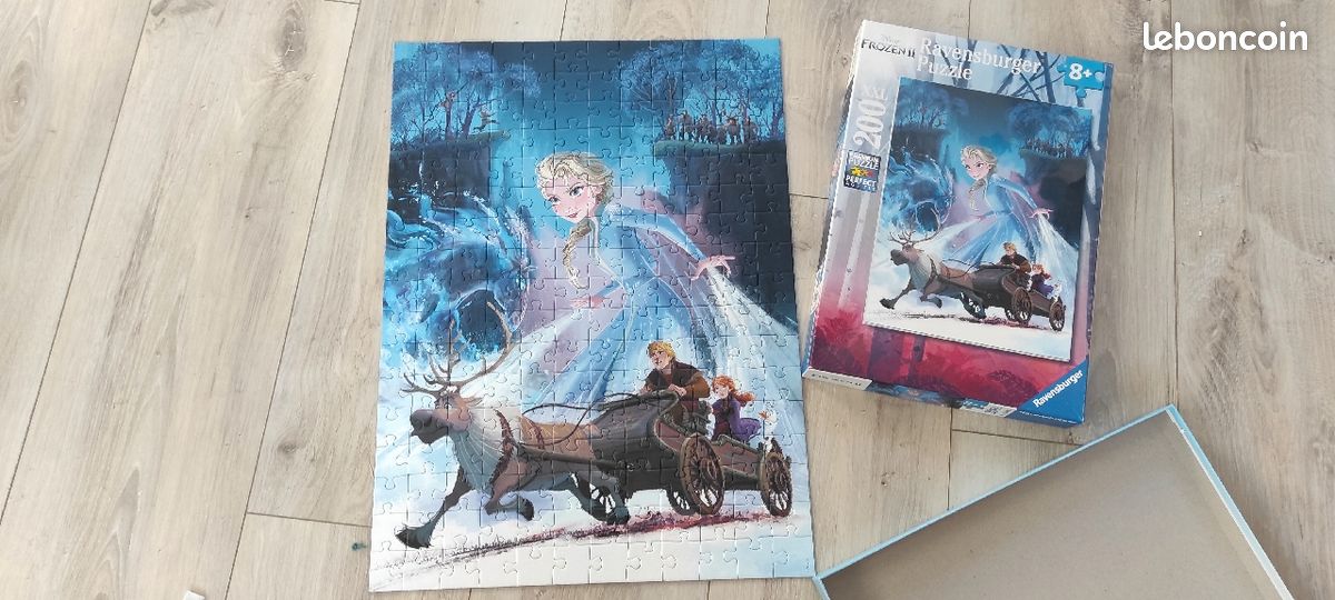 Puzzle 200 pièces reine des neiges (image 1)