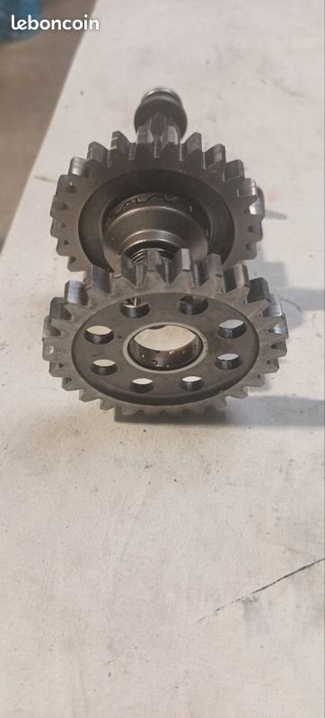 Axe de kick complet + pignon intermédiaire Kawasaki 250 KX (1999) (image 3)