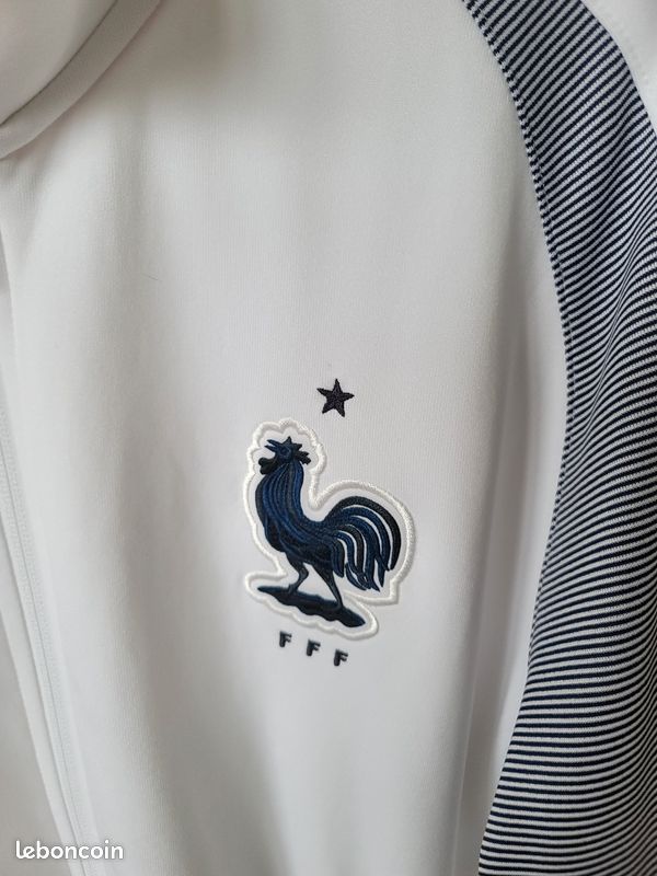 Maillot D'entraînement FFF France 2 étoiles – Nike – Manches Longues – Taille S – Occasion