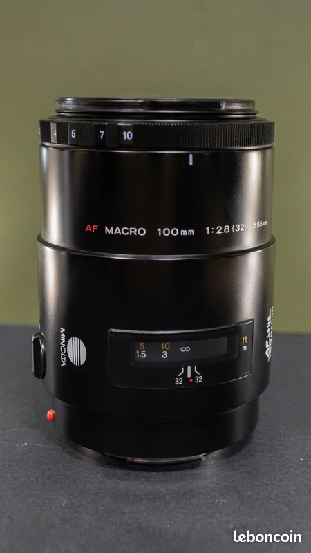 Objectif Minolta AF 100 mm f/2.8 Macro (monture SONY A) (image 2)