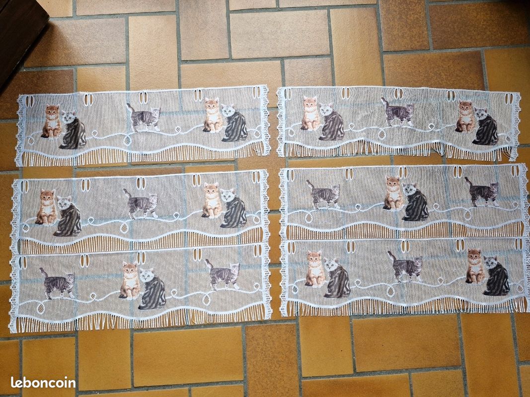 Rideaux chats (image 2)