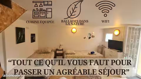 Superbe studio avec piscine partagée (en option) (image 1)