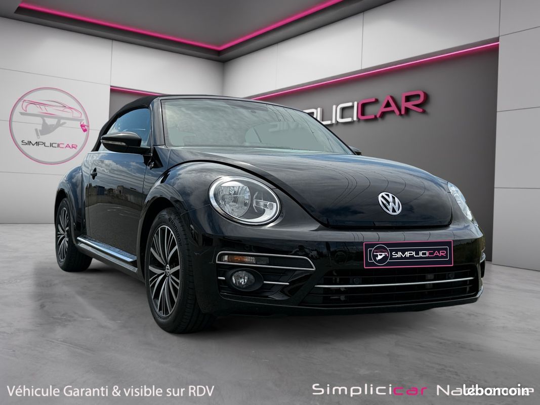 VOLKSWAGEN NEW BEETLE DECAPOTABLE Sound 1.2 TSI 105ch Garantie 12 mois Carplay sièges chauffant (image 1)