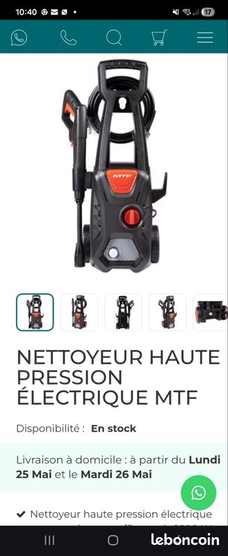 Nettoyeur haute pression electrique (image 3)