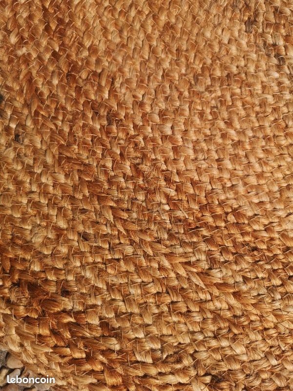Tapis 100% jute, diamètre 90cm (image 6)