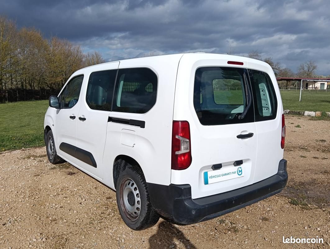 Peugeot Partner Rallongé 3 places HDi 100cv Révisé & garantie 12 mois TVA récupérable (image 5)