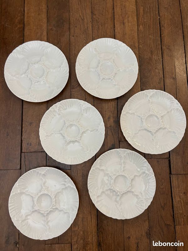 6 assiettes à huîtres neuves (image 3)