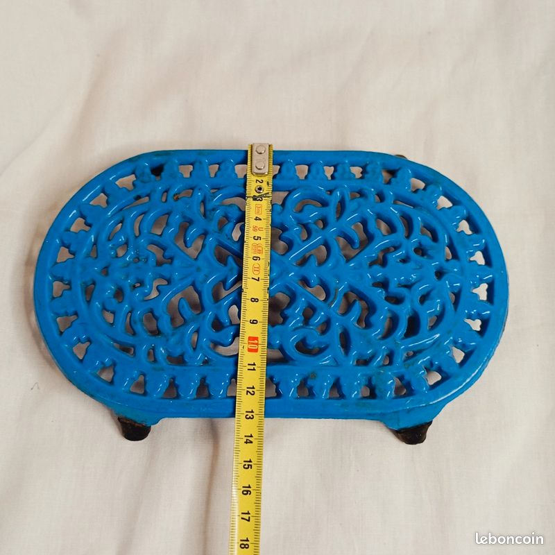 Dessous De Plat Vintage En Fonte émaillée - Marron - Déco Cuisine