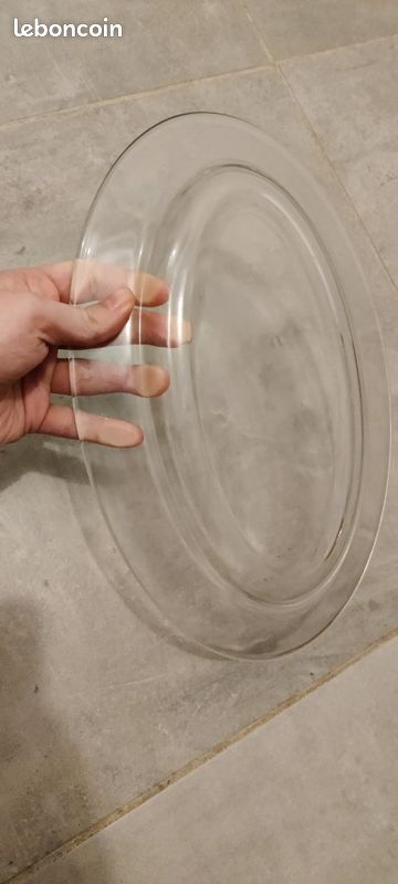 VERRE MONTRE OVALE 20 x 13.1 mm CAT.1-C - BASE PLATE