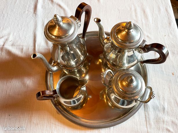Service à thé et à café en étain complet – Les Étains du Manoir - Arts de la table
