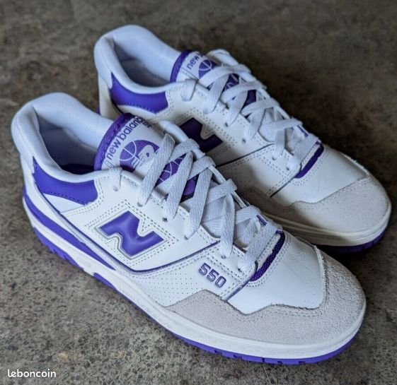 New Balance 550 Blanc Violet40 (image 1)