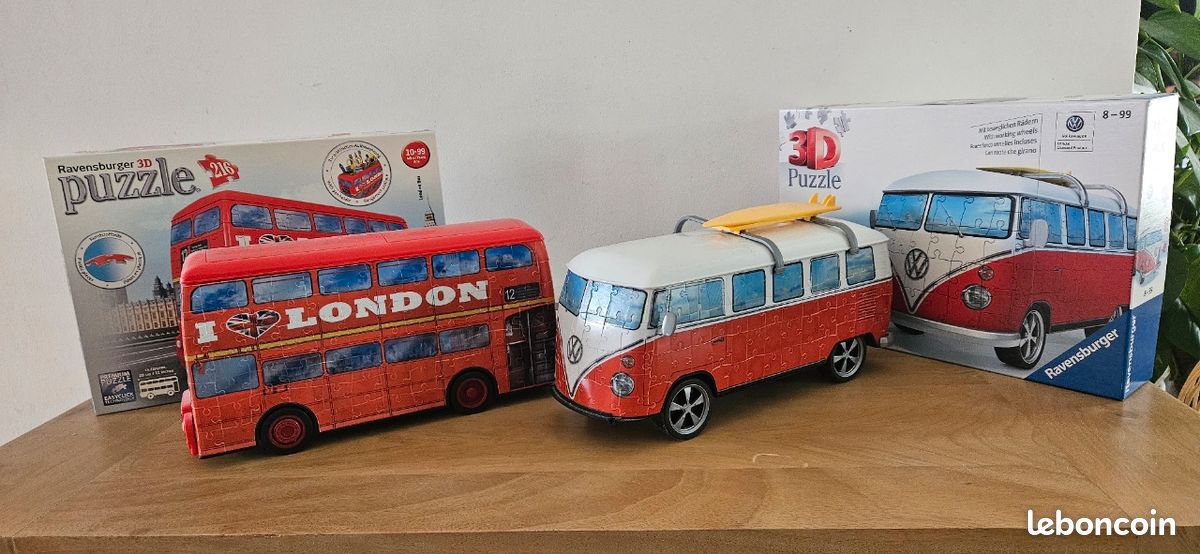 Puzzle 3D vehicule et monument ( voir photos) (image 4)