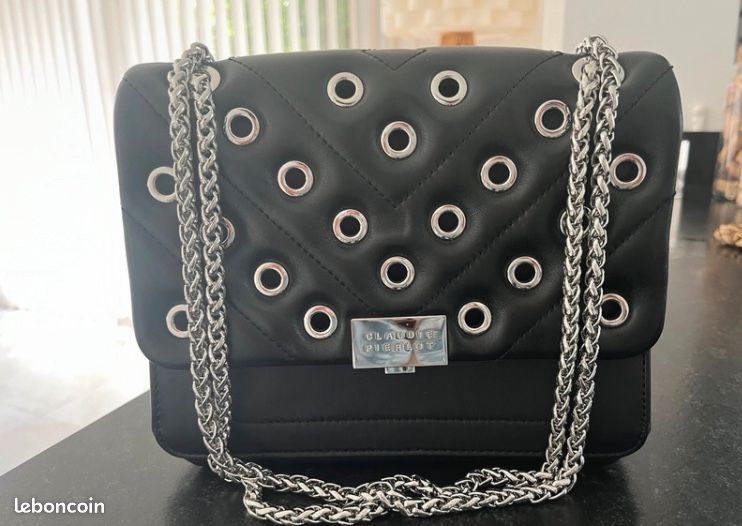 Mini Sac À Main Noir À Clous Et Boucle | Accessoires | PLT FR